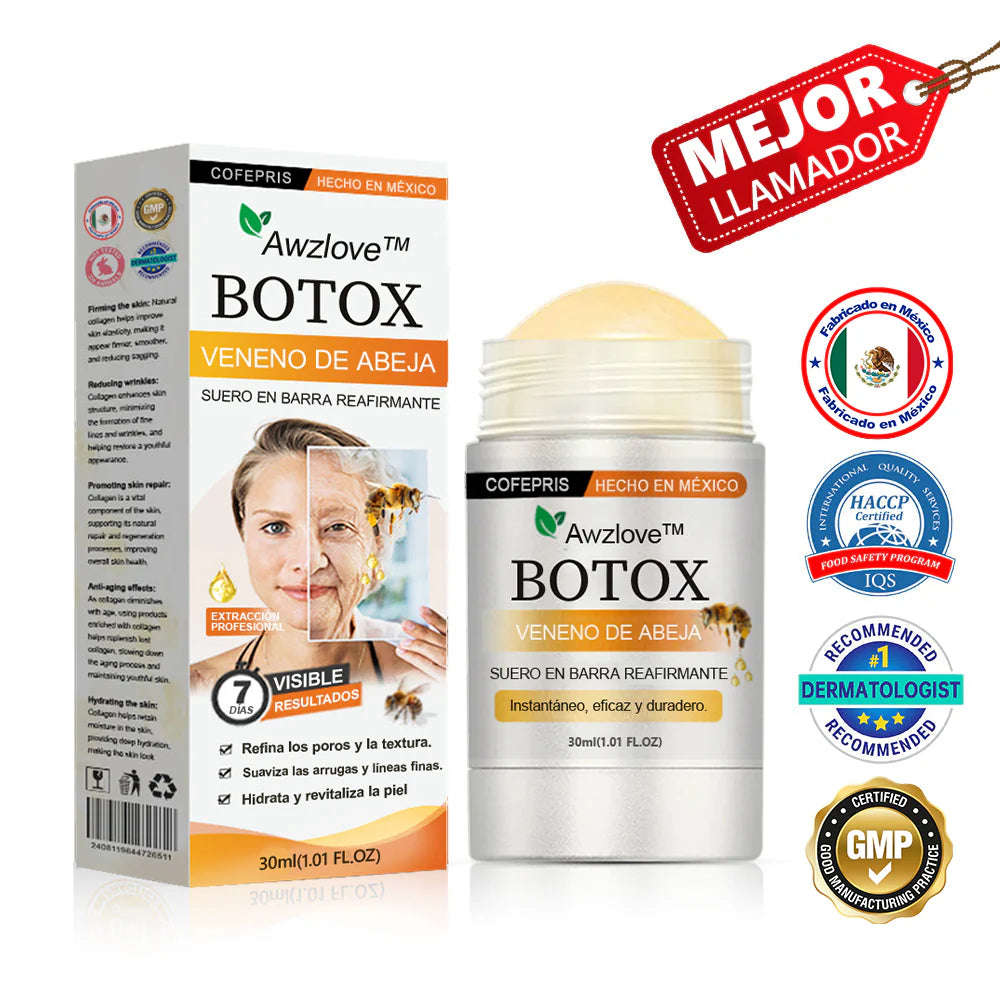 Awzlove™ Suero reafirmante en barra con veneno de abeja y botox (🇲🇽AMEDE recomienda)💄