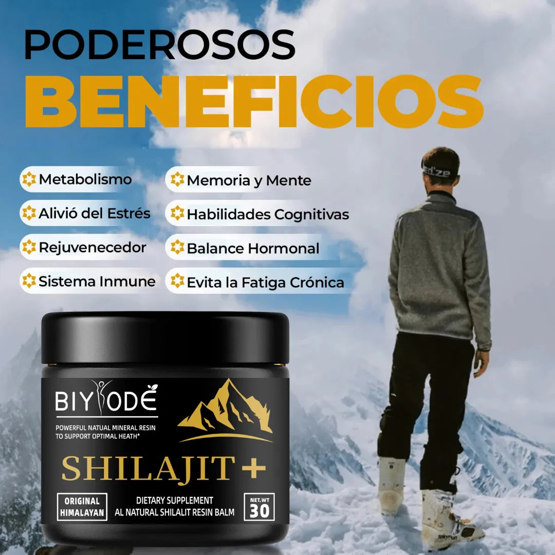 SHILAJIT™ 30 DÍAS - AUMENTA TU TESTOSTERONA