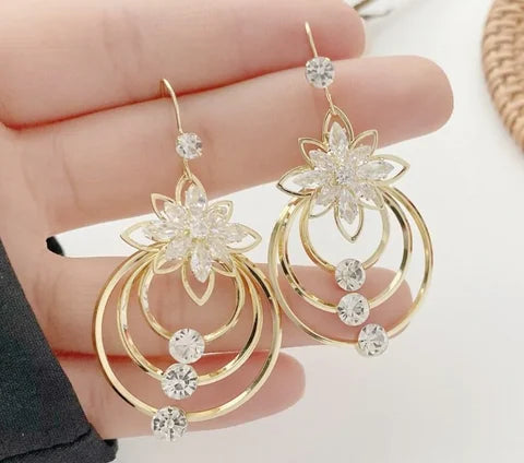Pendientes Flores