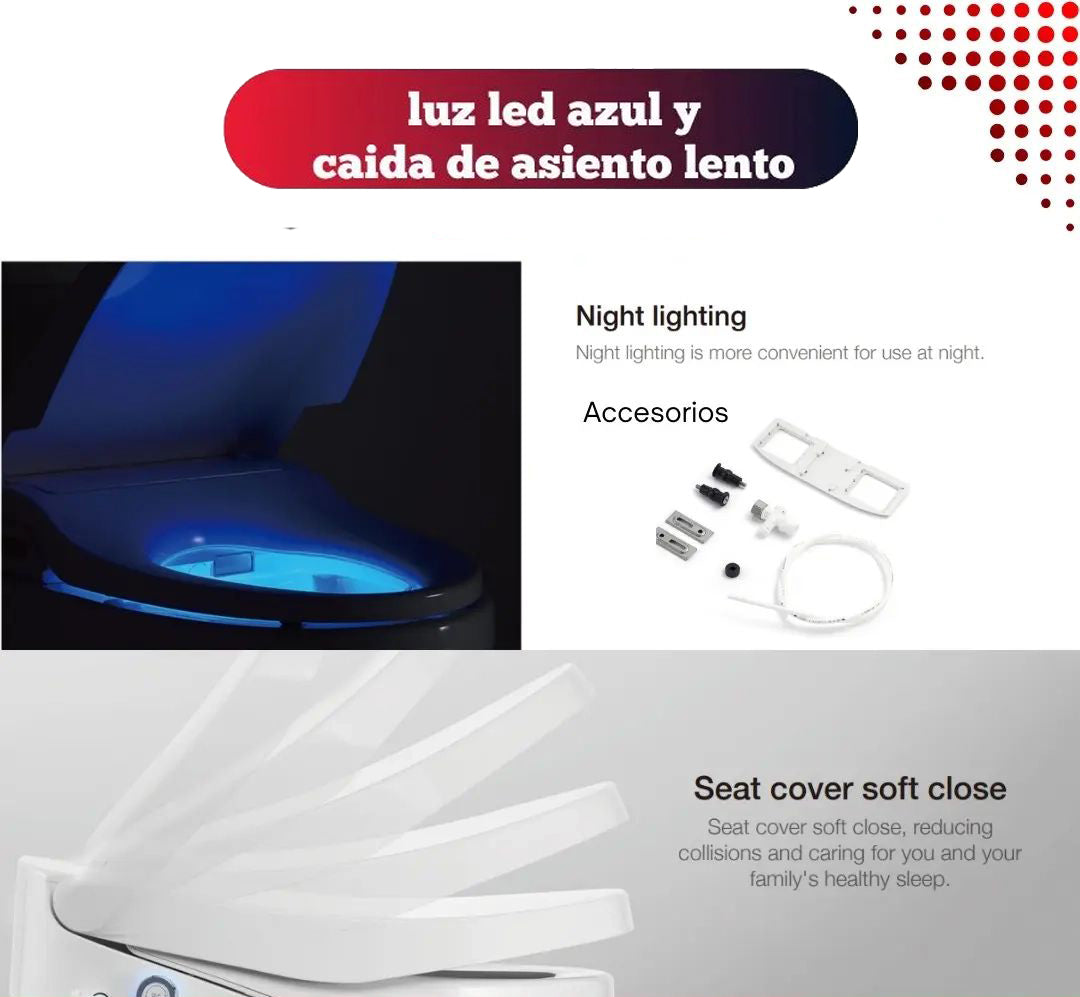 Tapa Inodoro Inteligente Japones