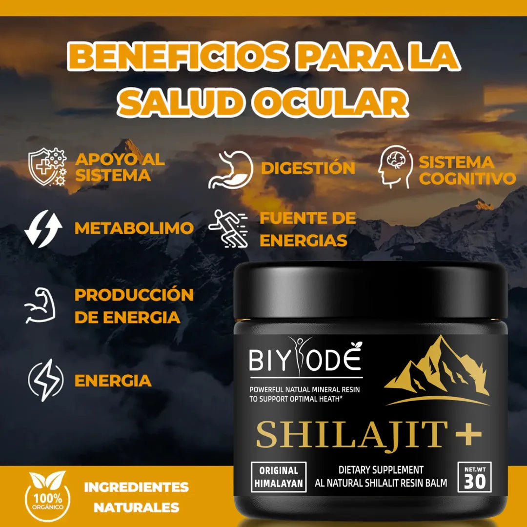 SHILAJIT™ 30 DÍAS - AUMENTA TU TESTOSTERONA
