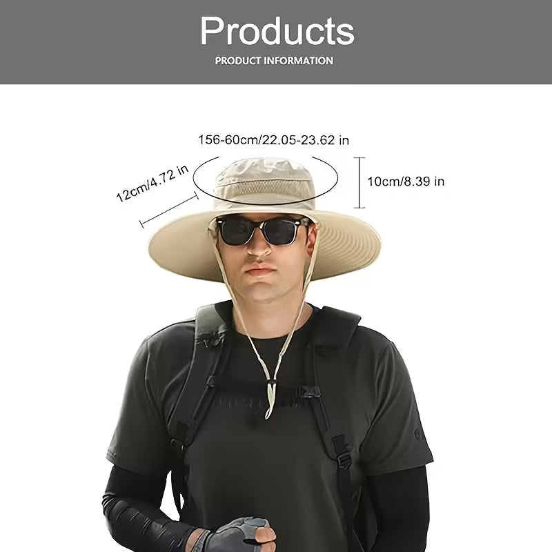 Sombrero con Ventilación y Energía Solar