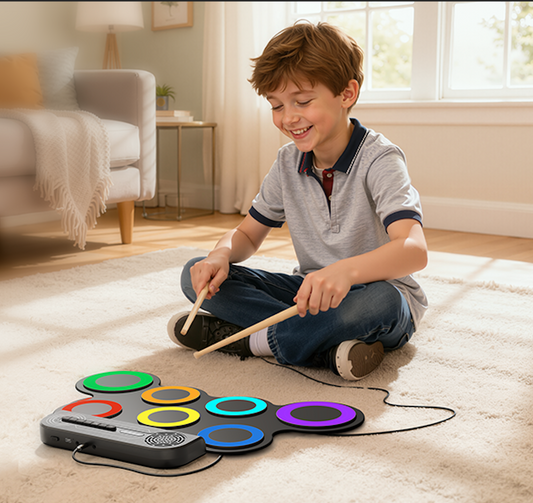 Batería Electrónica Portátil para Niños