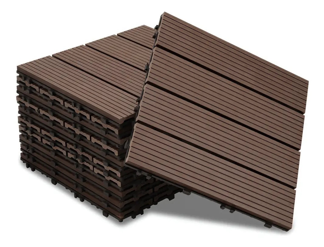 x10 Decks Modulares Encastrables Premium 30x30cm