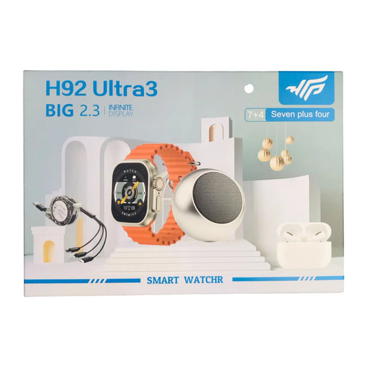 Smartwatch Ultra + Audífonos + Accesorios Premium