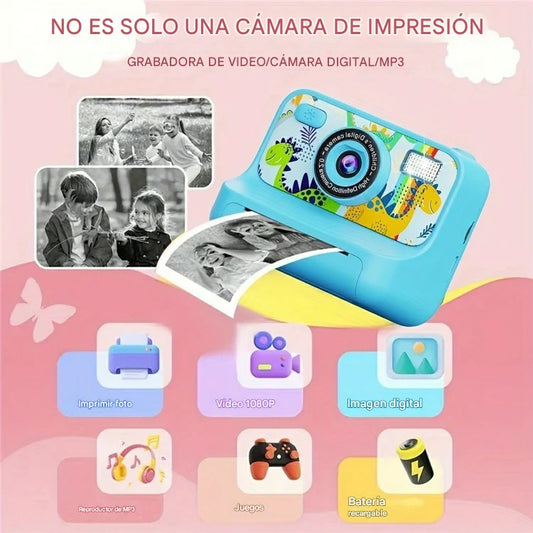 Cámara de Impresión Instantánea para Niños