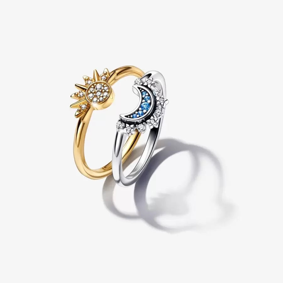 Anillo Sol y Luna para San Valentín