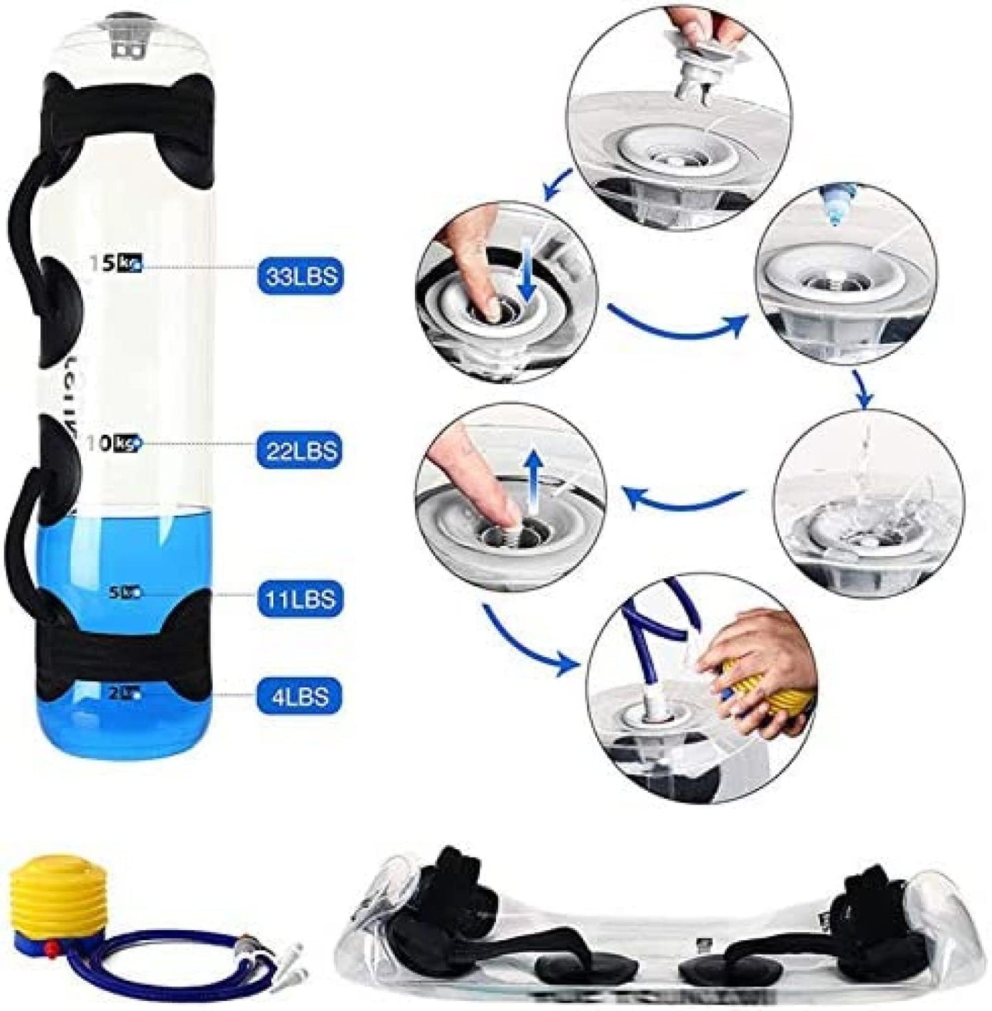 Saco de Agua para Entrenamiento Funcional 15kg